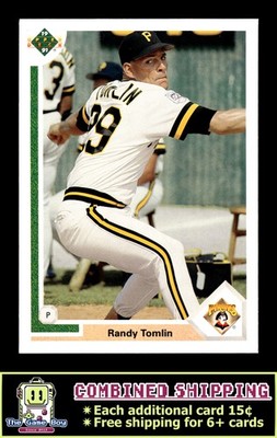 1991 Upper Deck Final Edition #76F Randy Tomlin Pittsburgh Pirates RC