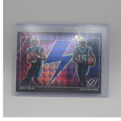 Panini Zenith Bryce Young Jonathan Mingo Thunder & Lightning #4 Panthers