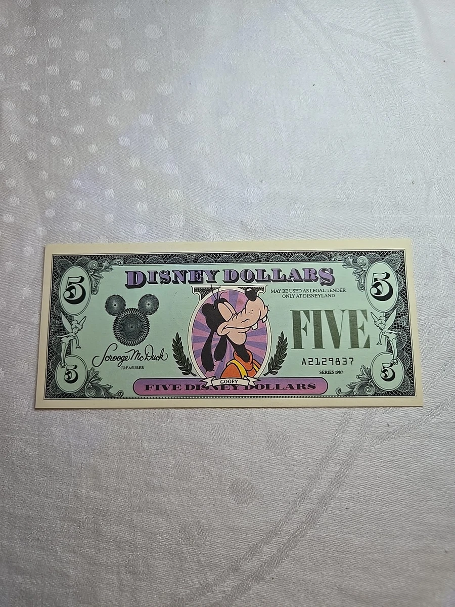 Disney Dollars 1987 for sale | eBay