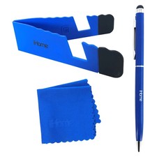 iHome Tablet and Smartphone 3-in-1 Microfiber Cloth, Stylus Pen  Stand Bundle