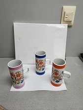 3 Funky Retro Floral Royal Crown Arnart Smug Mugs