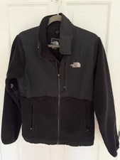 The North Face Denali Women  s Jacket Black Full Zip Zipped Pockets M
