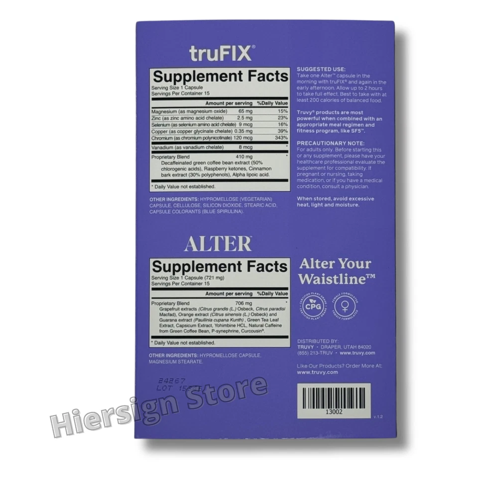 Nuevo y FRESCO TruVision Health 2 semanas de suministro pérdida de peso energía TRU+ y VY 56 CT Foto 2 de 4