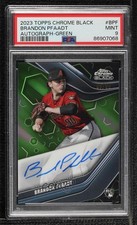 2023 Chrome Black Green Refractor 96/99 Brandon Pfaadt PSA 9 MINT Auto 0s2w