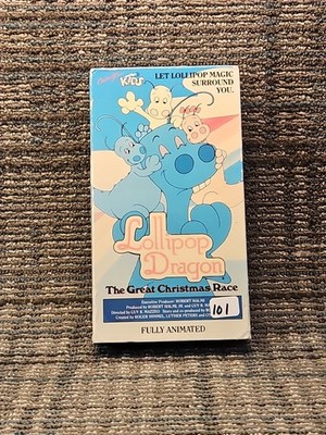 Lollipop Dragon - The Great Christmas Race (VHS, 1987)