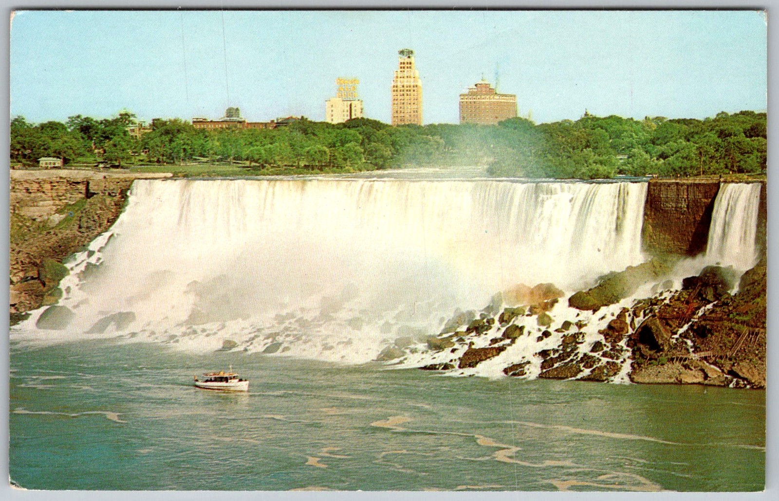 Vtg Postcard Maid Of The Mist Niagara Falls, CA 1950s
