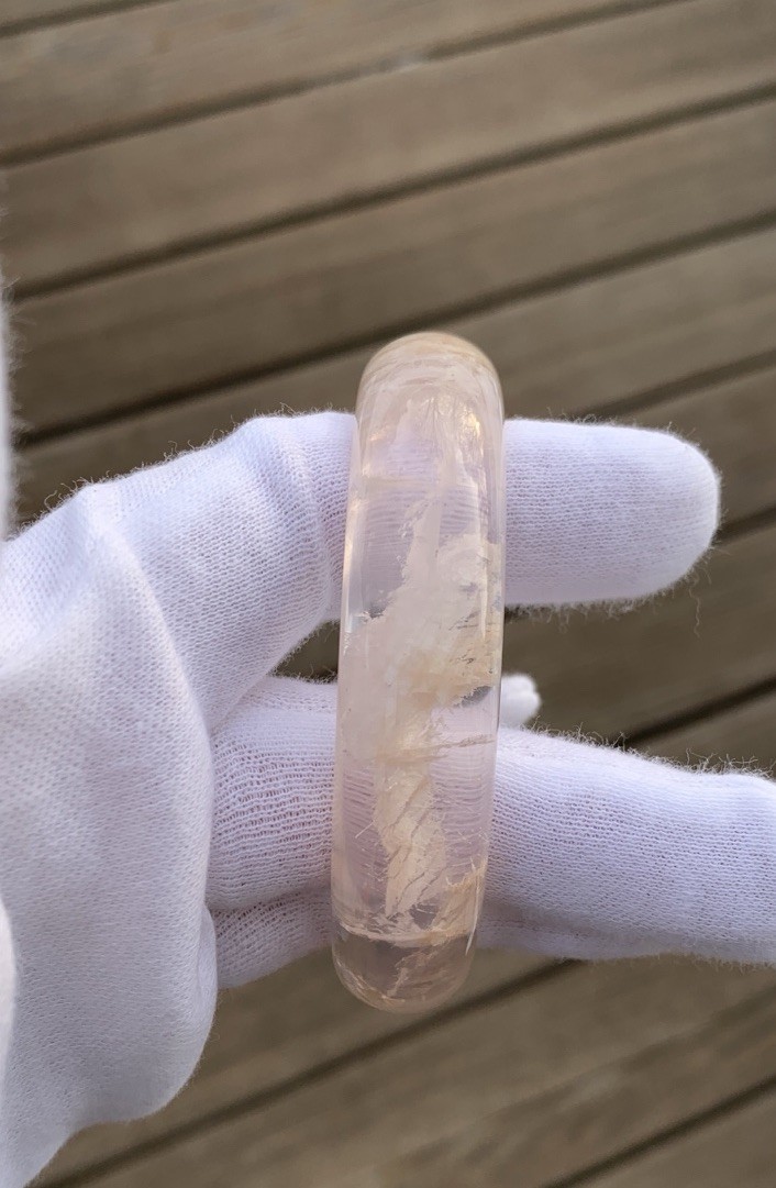 Snowflake Ghost Crystal Bangle - image 7