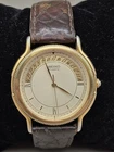Vintage Seiko Chariot Smile Calendar 33mm Cream Dial Quartz MensWatch 7432-6A09