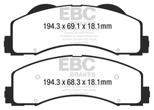 EBC Brakes DP63034 6000 Series Greenstuff Truck/SUV Brakes Disc Pads Fits F-150
