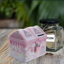 Tirelire En Forme De Cochon Billet Avec Serrure Pour Les Enfants