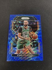 2021-22 Panini Prizm Blue Wave Evan Fournier #153 New York Knicks