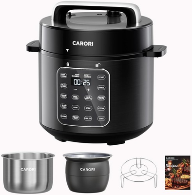 #ad #ad 6Qt Pressure Cooker 9 in 1 12 Presets IMD Touchscreen Safe Vent Multi Mod. $113.11