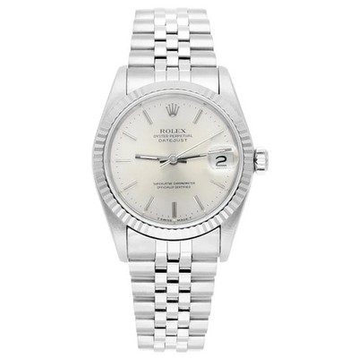 Rolex Datejust 31mm Silver Stick Dial, Jubilee Bracelet, Fluted Bezel 68274
