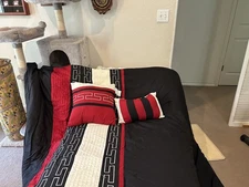 Chic Home Carlton 6-Piece Comforter Set, Queen Size, part number CS1223-112-AN