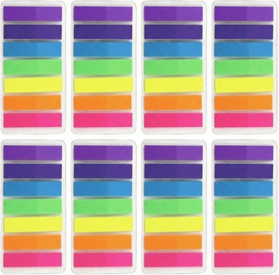 Sticky Notes Index Tabs 1120PCS Small Transparent Fluorescent, Strong Stickiness