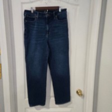 J.Crew Stovepipe Jeans Women 31 Blue High Rise Straight Leg Denim Preppy