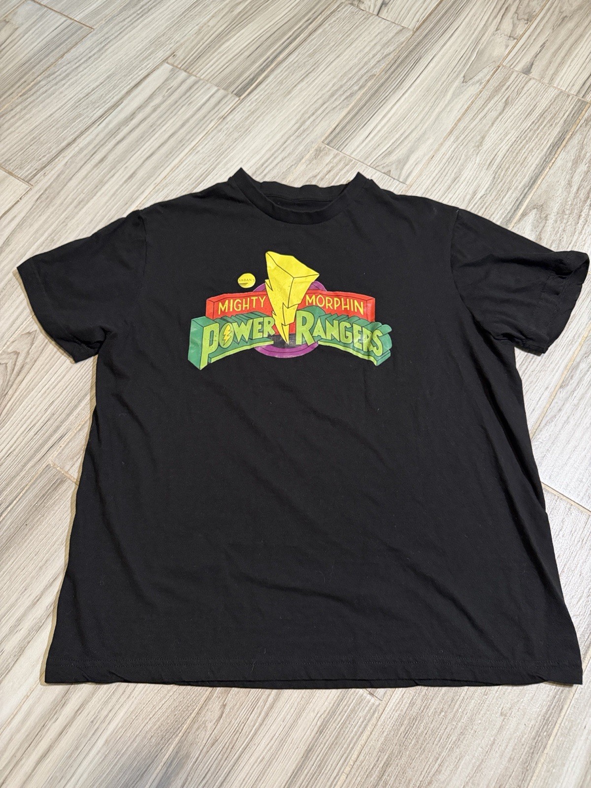 Men's Short Sleeve T-Shirt Power Rangers Size M/l