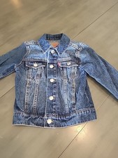 Levi's Jacket Boys Girls Size 4 XS Denim Trucker Snap Button Toddler Blue Jean