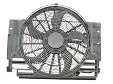 2000-06 BMW X5 HVAC Condenser Radiator Cooling Motor Fan Shroud Assembly Oem
