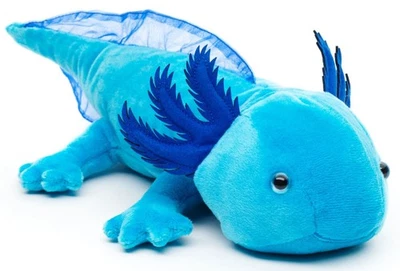 Axolotl (blau) - 32 cm - Unitoys - Kuscheltier - Plüsch
