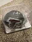 Roddy White Signed Falcons Speed Mini Helmet Beckett Witness BAS COA