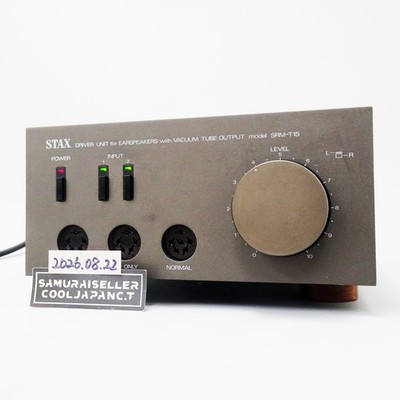 STAX SRM-T1S Vacuum Tube Headphone Amplifier Electrostatic Driver Unit Tested