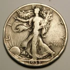 1933 S Walking Liberty Half Dollar VF-Details  "As Pictured - Not Cleaned"