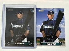 2024 Topps Stadium Club Ichiro #244 Black Foil SP + Base Mariners 