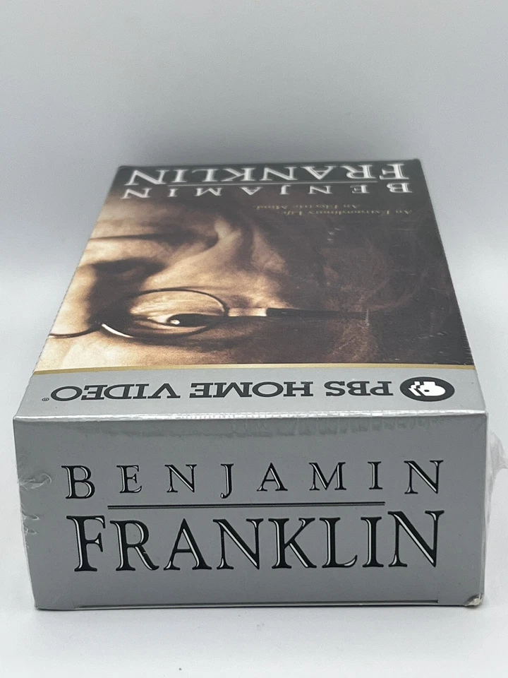 BENJAMIN FRANKLIN (VHS, 2002) Movie 2-TAPE Set, PBS HOME VIDEO, Brand New Sealed - Image 4 of 4