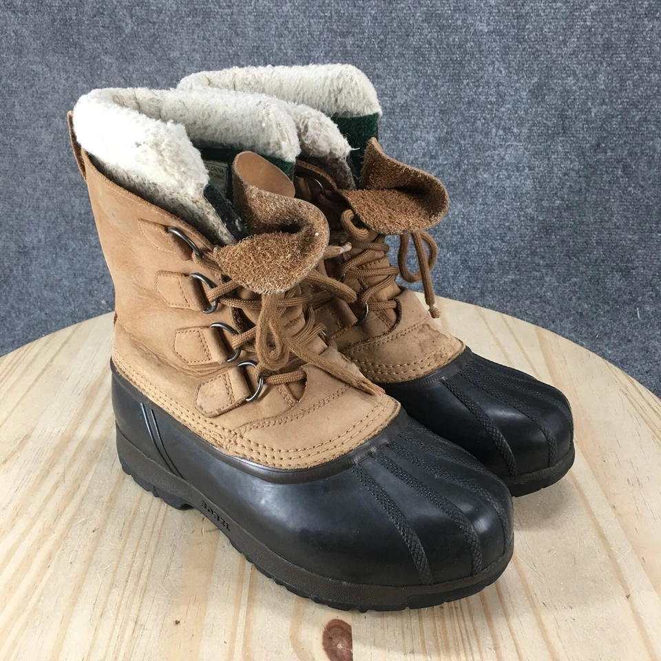 Сапоги Sorel женские 8 Caribou II зимние бежевые на шнуровке комфортные повседневные NL1000-220 - Изображение 3 из 4