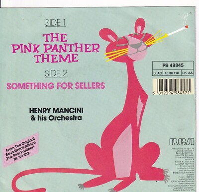 7'' Single - Henry Mancini & his Orchestra - The Pink Panther Theme