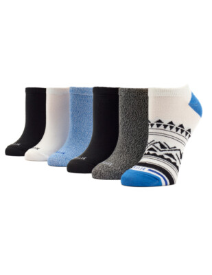 Hue Supersoft Shoe Liner 6 Pair Pack Socks 20032