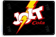 TIN SIGN Jolt Cola Sign Retro Soda Shop Store Kitchen Cave A100