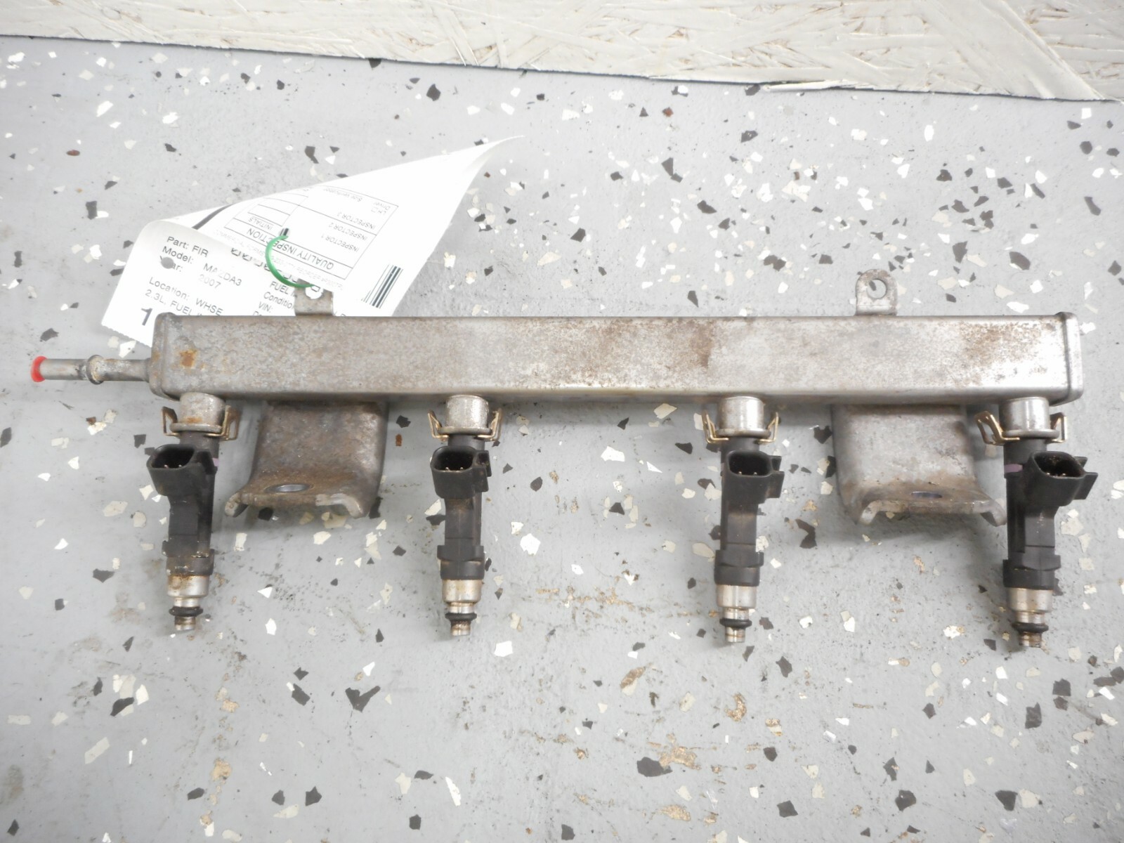 07 Mazda 3 Fuel Injection Rail 2.3l W/ Injectors OEM for sale  