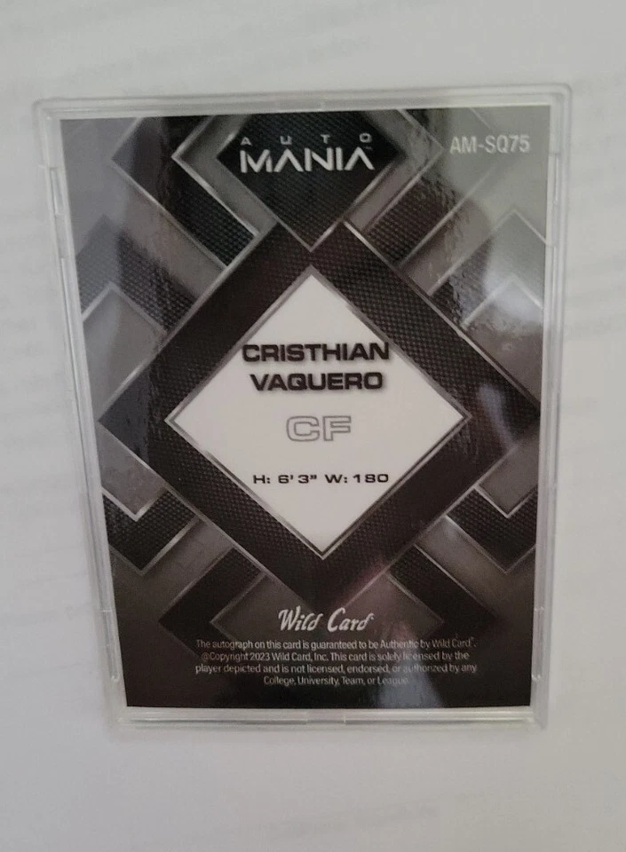 Christian Vaquero Auto Mania 14/15 #AM-SQ75 - Image 3 of 3