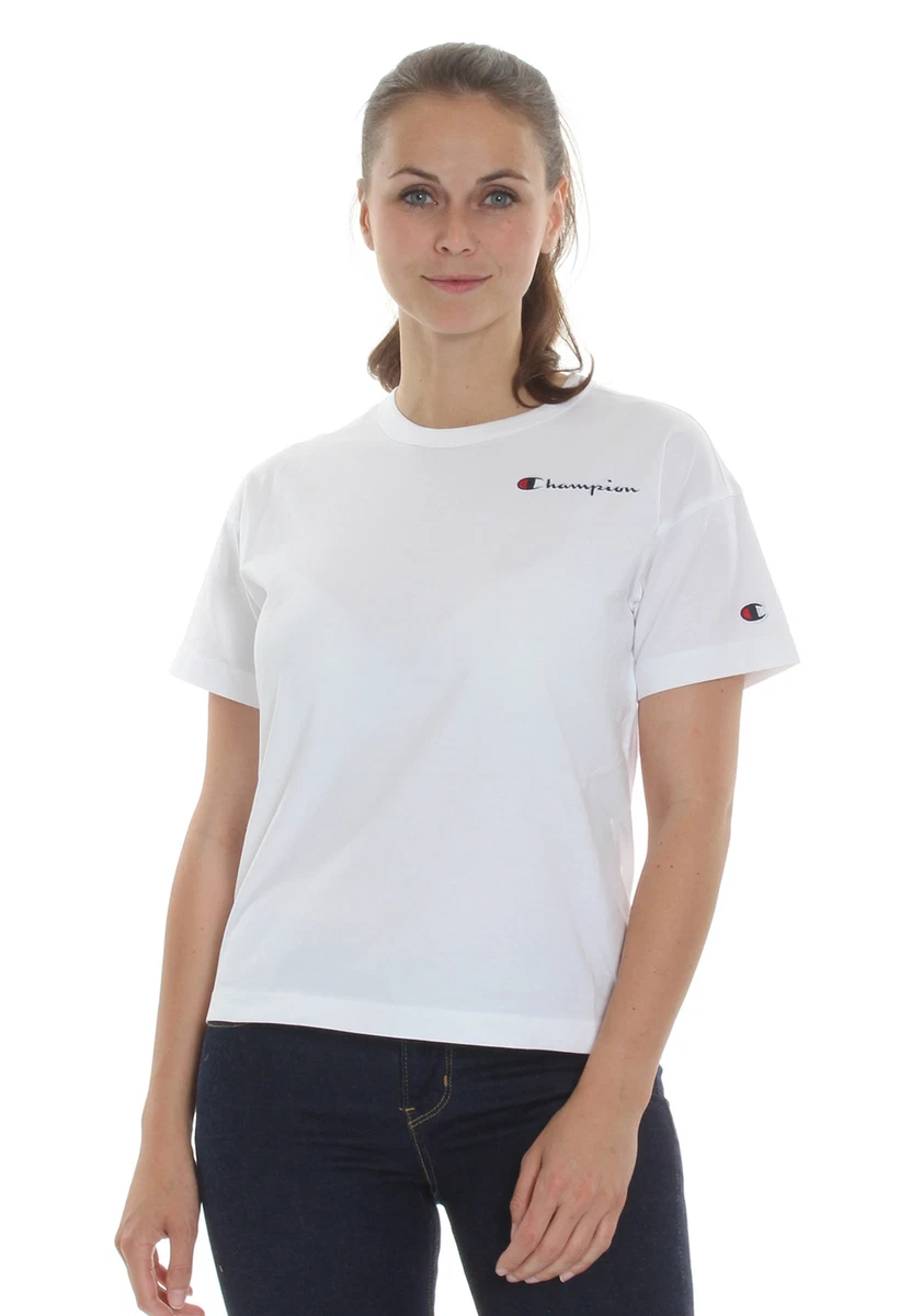Magliette champion donna bianche cheap