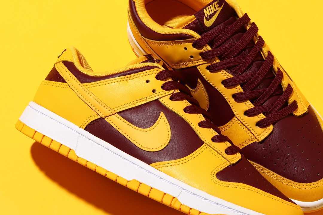 Nike Dunk Low Retro University Gold and Deep Maroon DD1391-702 US 6-12 Men