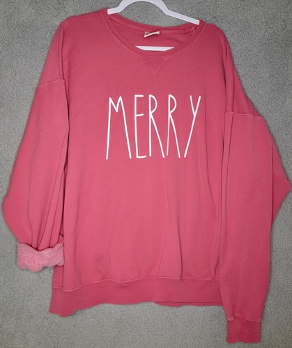 Comfort Wash Long Sleeve Solid Basic Pullover Sweater Merry Pink Sz 2XL EUC  | eBay