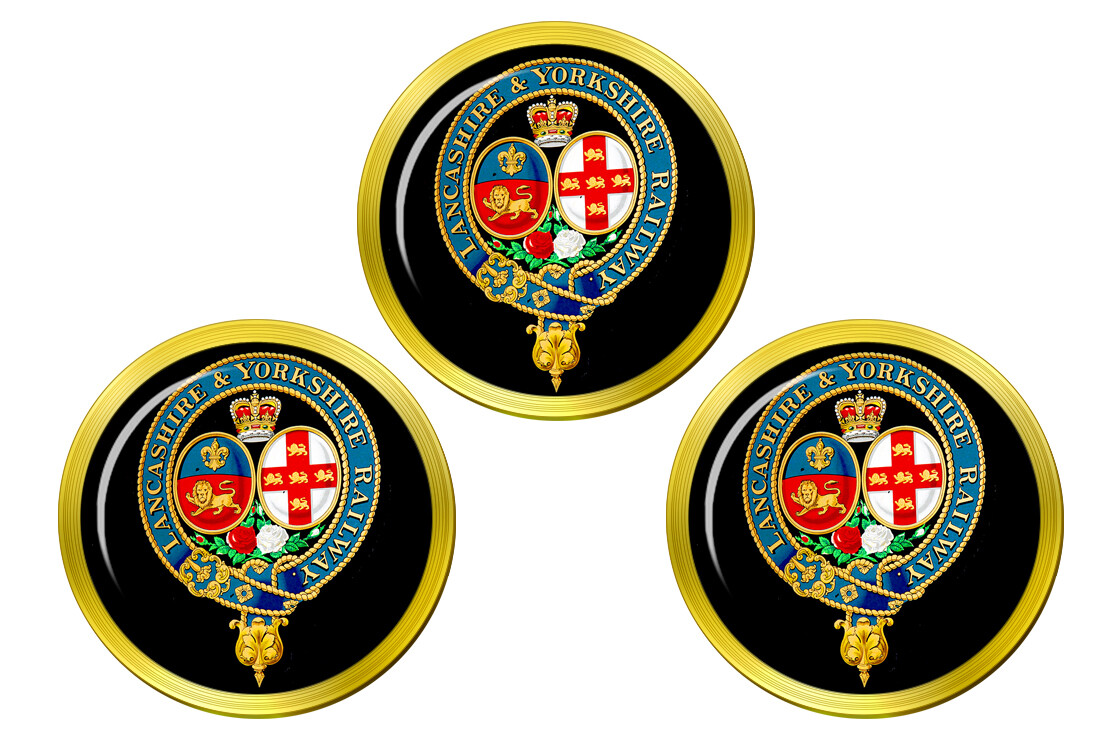 Lancashire & Yorkshire Railway Crest Golf Ball Markers