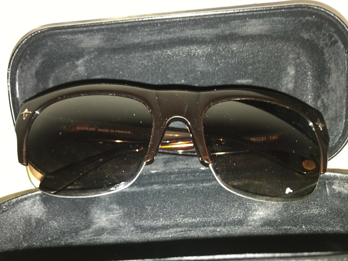 100% Authentic] Balmain Brown Frames Sunglasses Made in  display picture 3