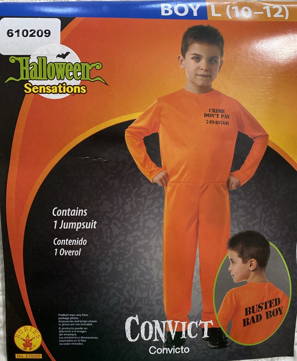 Orange Convict Jumpsuit - Child Orange Convict Jumpsuit - Child