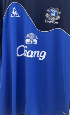 Maillot Foot Everton – Saison 2009/2010 – Le Coq Sportif – Taille XL – Extérieur