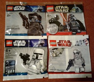 LEGO Star Wars Chrome Vader White Fett Shadow ARF Chrome Stormtrooper lot VHTF | eBay
