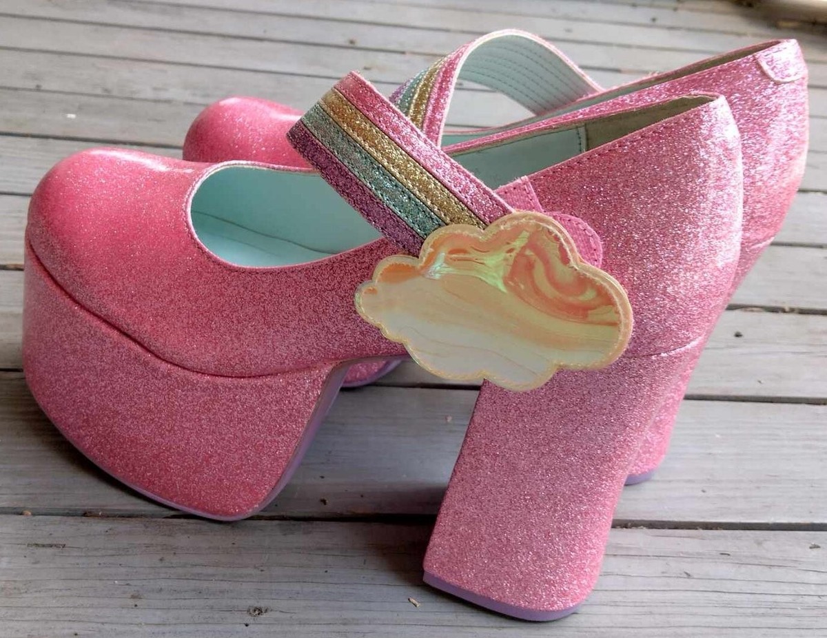 SugarThrillz ピンク 厚底 ヒール パンプス dollskill SugarThrillz ピンク 厚底 ヒール パンプス dollskill