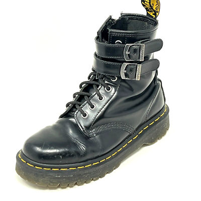 DR MARTENS AIRWAIR Boots Women 6 Black Leather 8 DR MARTENS AIRWAIR Boots Women 6 Black Leather 8