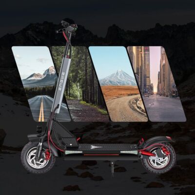 70 Miles Rang Adult Electric Scooter Dual SUSPENSION BRAKES E