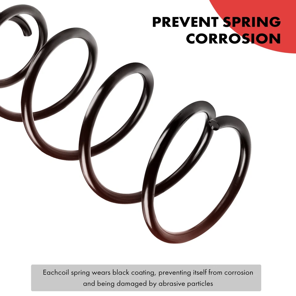 2x Rear LH & RH Coil Spring for Nissan Maxima 2000-2003 Infiniti I35 2002-2004 - Image 3 of 4