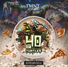 2024 Tuvalu Teenage Mutant Ninja Turtles Kowabunga Edition 1 oz silver Colorized