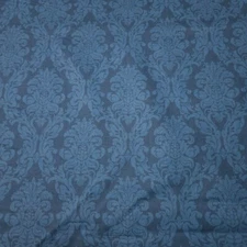 Belles Pivoines BTY P&B Textiles Tonal Navy Blue Damask Style Print