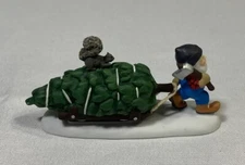 DEPT 56 TINY LUMBERJACK NORTH POLE VILLAGE 4044851 Elf Elves Tree Pine Wood